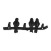 Decorative Bird Wall Hooks Set of 2 - Branch Design for Home Organization