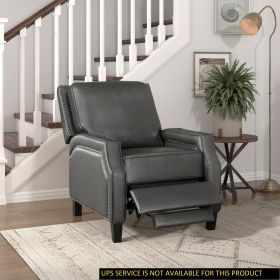 Push Back Reclining Chair Transitional  Self-Reclining