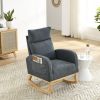 27.6" Modern Accent High Backrest Rocking