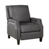 Push Back Reclining Chair Transitional  Self-Reclining