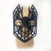 1pc Unusualitems Black Spider Red Eye Mask