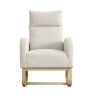 Modern Accent High Backrest  Rocking Chair