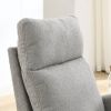 27.6"W Modern Accent High Backrest Lounge Arm Rocking Chair