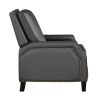 Push Back Reclining Chair Transitional  Self-Reclining