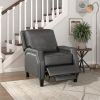 Push Back Reclining Chair Transitional  Self-Reclining