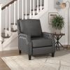 Push Back Reclining Chair Transitional  Self-Reclining