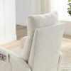 Modern Accent High Backrest  Rocking Chair