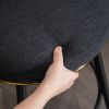 Gray Swivel Bar Stools - High-Back,