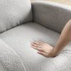27.6"W Modern Accent High Backrest Lounge Arm Rocking Chair