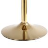 velvet bar chair, pure gold plated,