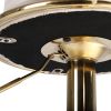velvet bar chair, pure gold plated,