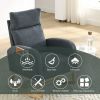 27.6" Modern Accent High Backrest Rocking