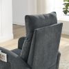 27.6" Modern Accent High Backrest Rocking