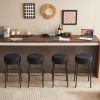 30" Tall, Round High Bar Stools, Set of 2 -