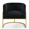 Upholstered Velvet Accent Chair