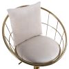 velvet bar chair, pure gold plated,