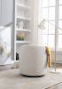 Teddy Fabric Swivel Accent Armchair