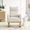 Modern Accent High Backrest  Rocking Chair