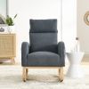 27.6" Modern Accent High Backrest Rocking