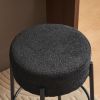 30" Tall, Round High Bar Stools, Set of 2 -