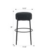 30" Tall, Round High Bar Stools, Set of 2 -