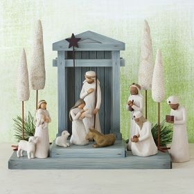 1pc, Nativity Figurine, Nativity Sculpted, Hand-Painted Nativity Figures,