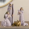 1pc, Nativity Figurine, Nativity Sculpted, Hand-Painted Nativity Figures,