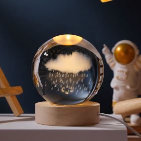 1pc Creative Crystal Ball Decoration; (Items: Nimbus)