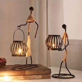 1pc Vintage Western Candle Holder (Style: C)