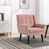 Modern Soft Velvet Material Ergonomics Accent Chair