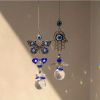 1pc Crystal Sun Catchers, Blue Butterfly Evil Eye