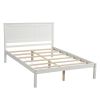 Full Espresso Platform Bed Frame with Headboard