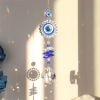 1pc Crystal Sun Catchers, Blue Butterfly Evil Eye
