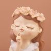 1pc Girls Plant Pots; Desktop Creative Cute Plant;