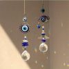 1pc Crystal Sun Catchers, Blue Butterfly Evil Eye