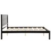Full Espresso Platform Bed Frame with Headboard