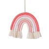 1pc Vibrant Rainbow Macrame Wall Hanging