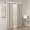 Jacquard Lined Total Blackout Rod Pocket/Back Tab Curtain Panel(Only 1 Pc Panel)