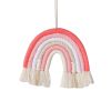 1pc Vibrant Rainbow Macrame Wall Hanging