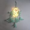 1pc Creative Dream Catcher With LED Lights;