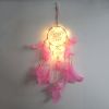 1pc Creative Dream Catcher With LED Lights;