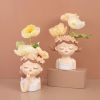 1pc Girls Plant Pots; Desktop Creative Cute Plant;
