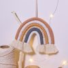 1pc Vibrant Rainbow Macrame Wall Hanging