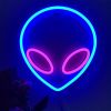 1pc Alien Shape LED Neon Sign