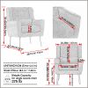 Modern Accent Chair Upholstered Foam Filled Living Room Chairs