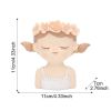1pc Girls Plant Pots; Desktop Creative Cute Plant;