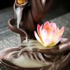 1pc Reversible Lotus Floral Aromatherapy Furnace
